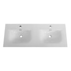 Раковина мебельная BelBagno 120 см BB-8099-120-2 белая глянцевая