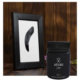 Краска акриловая Aturi Design глянцевая цвет чёрный 60 г