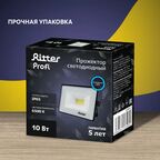 Прожектор светодиодный уличный Ritter Profi 53405 5 10 Вт 1000 Лм 180-240В холодный белый свет 6500К IP65 черный