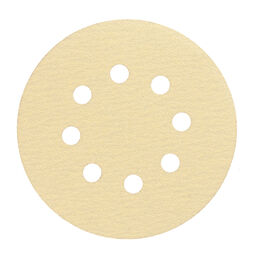 Диск шлифовальный КМ Gold d125 мм P120 на липучку бумажная основа (5 шт.)