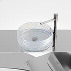 Раковина накладная Ceramica Nova Cristal 36 см CN6059 неон