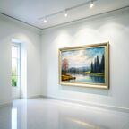 Краска водоэмульсионная для стен и потолков износостойкая матовая Profipaints SILVER INTERIOR VISION 0.9л , Белая