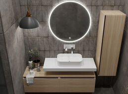 Тумба под столешницу Armadi Art Flat 100 см 897-100-L дуб
