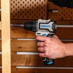 Дрель-шуруповерт аккумуляторная бесщеточная Deko SHARKER12VPRO, 12 В Li-ion 2x2 Ач