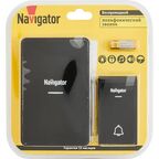 Дверной звонок беспроводной Navigator 80 512 36 мелодий цвет черный