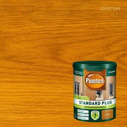 Антисептик Pinotex Standard Plus полуматовый орегон 0.9 л