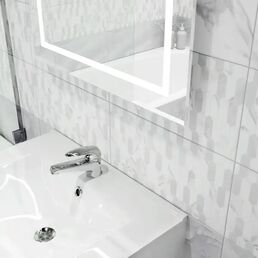 Плитка настенная Mersey Hexo 20x40 см 1.2 м² матовая цвет серый