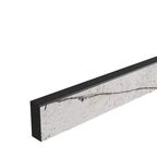 Комплект плинтусов Мугла 120x4 см 1 шт 60x4 см 2 шт HPL-пластик цвет серо-белый