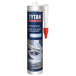 Герметик Tytan Professional для кухни и ванной 280 мл. бесцветный 1 шт. 370 гр