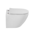 Унитаз подвесной BelBagno Sfera-r BB046CHR/SC безободковый, с крышкой микролифт, белый