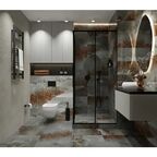 Глазурованный керамогранит Керамин Этна 1 60x60 см 1.44 м² матовая цвет серый