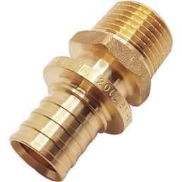 Переходник Ростерм 1/2"x20 мм НР латунь