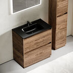 Тумба с раковиной Sancos Libra Floor LB80FECH 80 см напольная, 2 ящика, дуб чарльстон