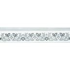Бордюр напольный LB Ceramics Бьянка Каррара 10x45 см матовый цвет бело-серый мрамор
