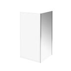 Боковая панель Kerama Marazzi Vetro 100х195 VE.100.FP.CR стекло прозрачное, профиль хром
