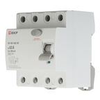 УЗО EKF PROxima ВД-100 63А 3P+N тип AC 300 мА 4,5 кА (elcb-4-63-300-em-pro)