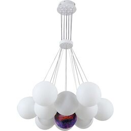 Подвесной светильник Kink Light Алди 08475-13,01 белый E27 13*5W шарики