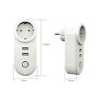 Умная розетка Wi-Fi Moes Smart Socket ZP-LZ-EU2U