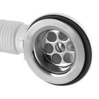 Сифон для ванны McAlpine 1 1/2х40 мм с выпуском d70 мм с соединением 40/50 мм (MRB1)
