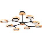 Люстра потолочная светодиодная Arte Lamp Signora с пультом управления 20 м² регулируемый белый свет цвет черный