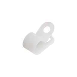 R-образное крепление для кабеля до 8 мм NIKOMAX NMC-CHR08-WT-100-K