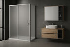 Душевой уголок Royal Bath Accord 165х110 RB 11165HPS-C-ST стекло матовое, профиль сатин