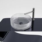 Раковина накладная Ceramica Nova Cristal 36 см CN6062 прозрачная