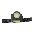 Фонарь налобный Navigator NPT светодиодный 2 LED 3/3 Вт аккумуляторный Lead-acid 500 мАч ударопрочный пластик 2 режима (14486)