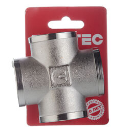 Крестовина Valtec 1 ВР(г) х 1 ВР(г) х 1 ВР(г) х 1 ВР(г) латунная (VTr.760.N.0006)