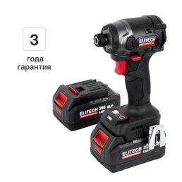 Винтоверт ударный аккумуляторный Elitech HD CS2003SL 20 В Li-Ion 2x4 Ач
