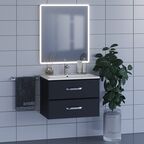 Тумба под раковину Uperwood Upd Foster 70 см 291020516 подвесная, черная