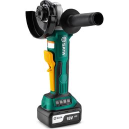 Аккумуляторная бесщёточная угловая шлифмашина Sata SC51090