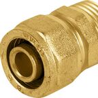 Муфта комбинированная Aquabeam 1/2"x16 мм НР латунь ABO.301.Y.001604