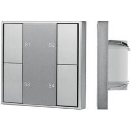 INTELLIGENT ARLIGHT Кнопочная панель DALI-201-23-1G-4SC-IN Silver (BUS, Frame) (IARL, IP20 Металл, 3 года) 048184 Arlight