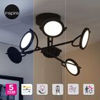 Подвесная люстра Inspire Diuna 6xLED 3000/6500 К, цвет черный