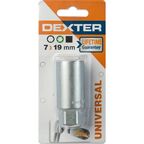 Торцевая головка универсальная Dexter 3/8" 7-19 мм