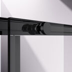 Душевой уголок Vincea Slim-N 100x80 VSS-4SN8010CLB стекло прозрачное, профиль черный