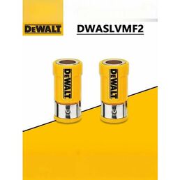DEWALT 1/4 дюйма Магнитный держатель бит, 2 шт, Длина 28 мм, DWASLVMF2 / Набор посадочных мест для магнитного сверла