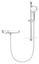 Термостат для душа GROHE GRT SmartControl и душевой гарнитур Euphoria 110 Massage с душевой штангой 600 мм (34720000)