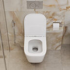 Унитаз подвесной BelBagno Ardente-r BB520CH-TOR/SC безободковый, с крышкой микролифт, белый