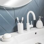 Мыльница настольная Sensea Essential керамика цвет белый