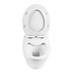 Комплект унитаз с инсталляцией BelBagno Acqua BB340CHR/BB2020SC/BB002-80/BB005-PR-CHROME безободковый, белый, кнопка хром