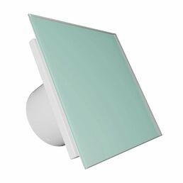 Вентилятор вытяжной DiCiTi AEON 5C, D 125, с обратным клапаном, со стеклянной панелью PAGM Aquamarine