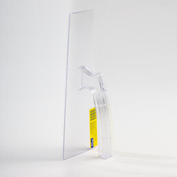 Silk Plaster Кельма (Тёрка, шпатель) для жидких обоев трапеция, прозрачная PS Profi SP №3