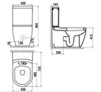 Унитаз напольный Creavit Комплект 3в1 Grande