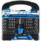 Отвертка с набором бит Vertextools 0033-44, 44 предмета