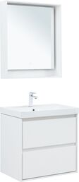 Мебель для ванной комнаты Aquanet Милан 71 см 00336368 подвесная, белая глянцевая