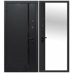 Входная дверь Ferroni Черное Зеркало (860мм) левая