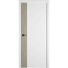 Дверь межкомнатная ДП Urban V 800*2000 Emalex ice/Red oak верт. BE (запил 1)
