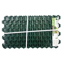 Решетка газонная Geolia 70x40x3.2 см полипропилен зеленый 4 шт